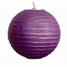 Lampion ballon-aubergine- Ø 25CM
