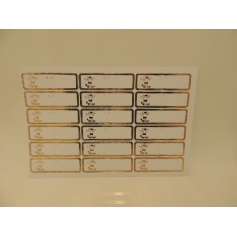 ETIQUETTES À DRAGÉES X18