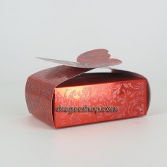 Boîte à gâteaux -Papillon Rouge